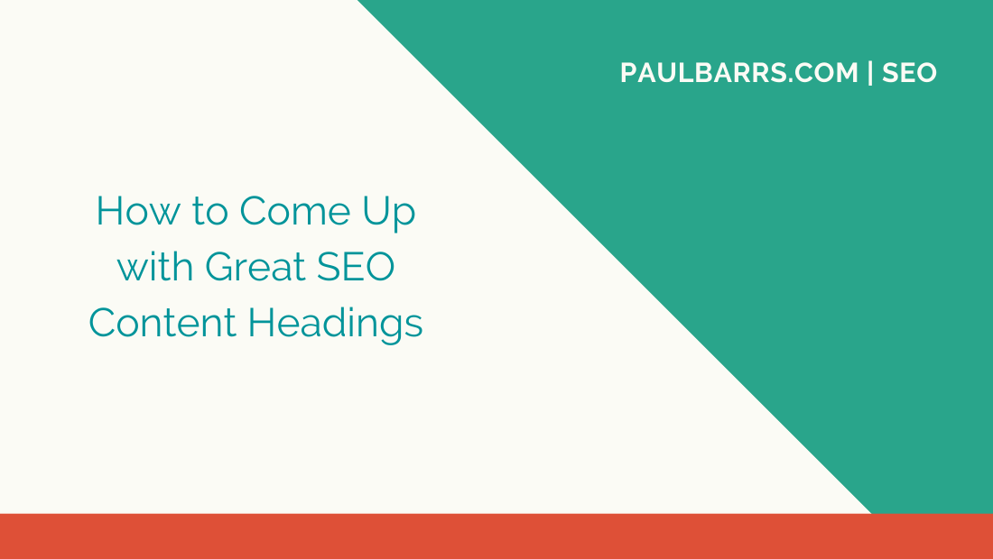 seo content headings